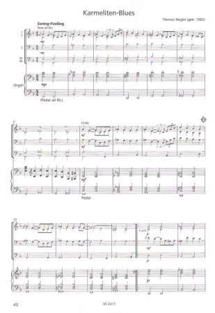 Preview: Bläser und Tasten Band 2 Karmeliterblues